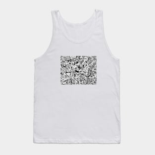 Never Be Alone ( B&W) Tank Top